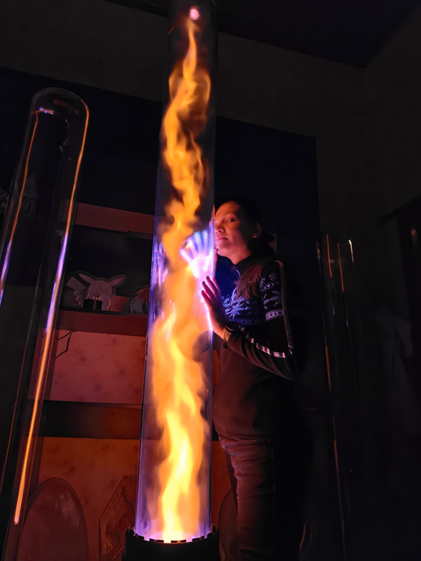 Real plasma glass - TeslaCoilPro workshop photograph