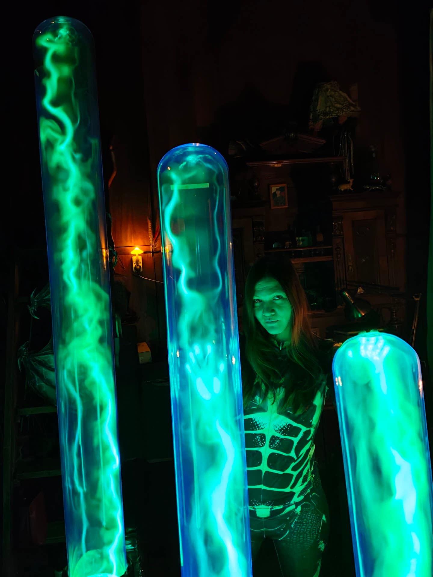Real plasma glass - TeslaCoilPro workshop photograph