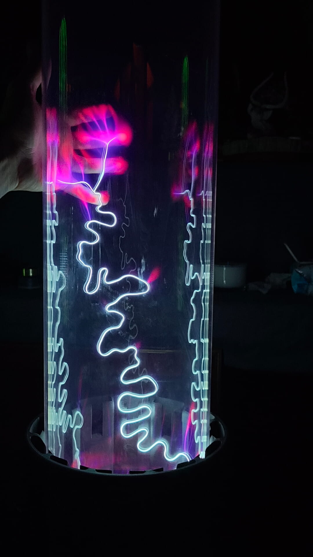 Real plasma glass - TeslaCoilPro workshop photograph