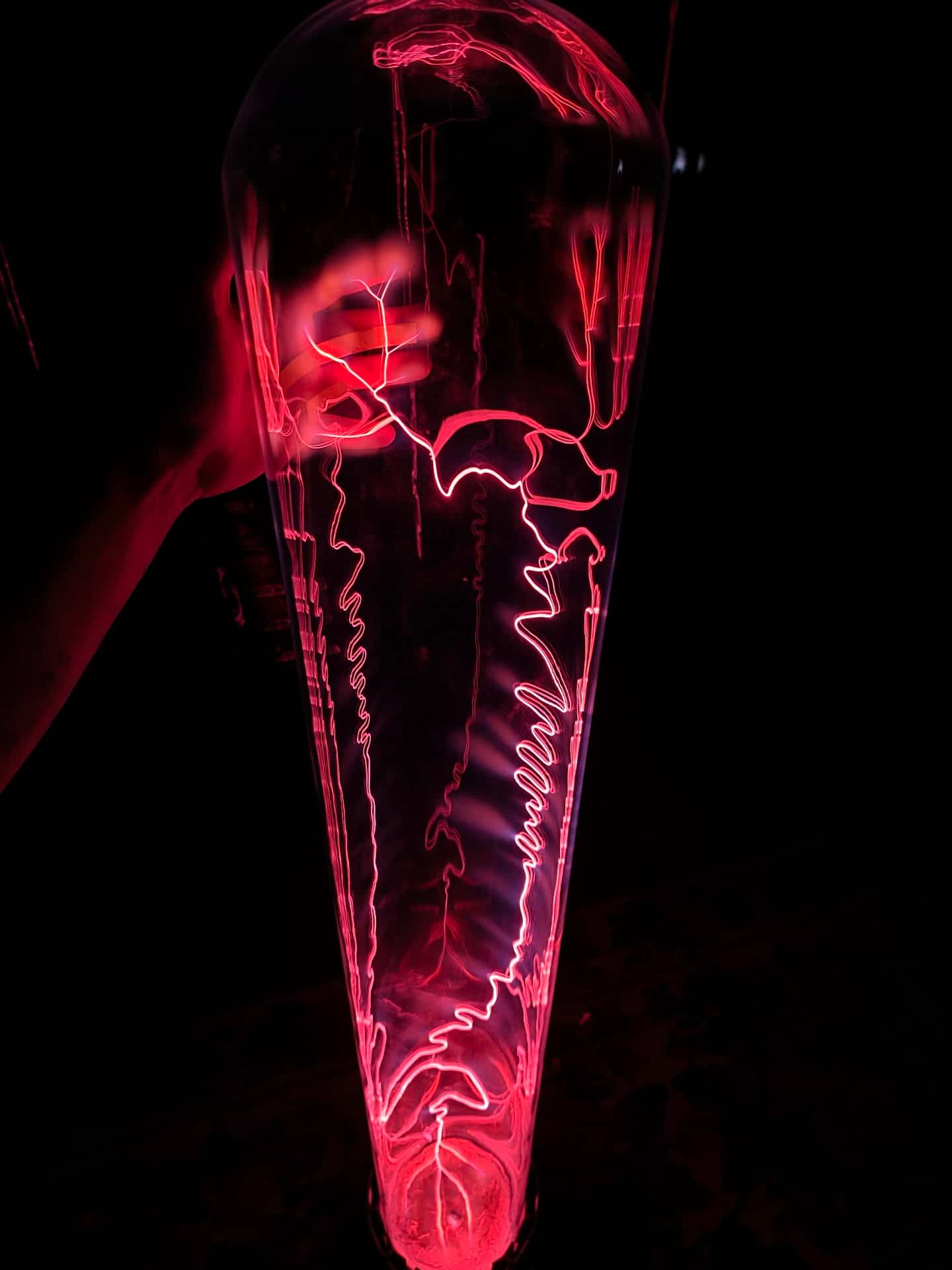 Real plasma glass - TeslaCoilPro workshop photograph