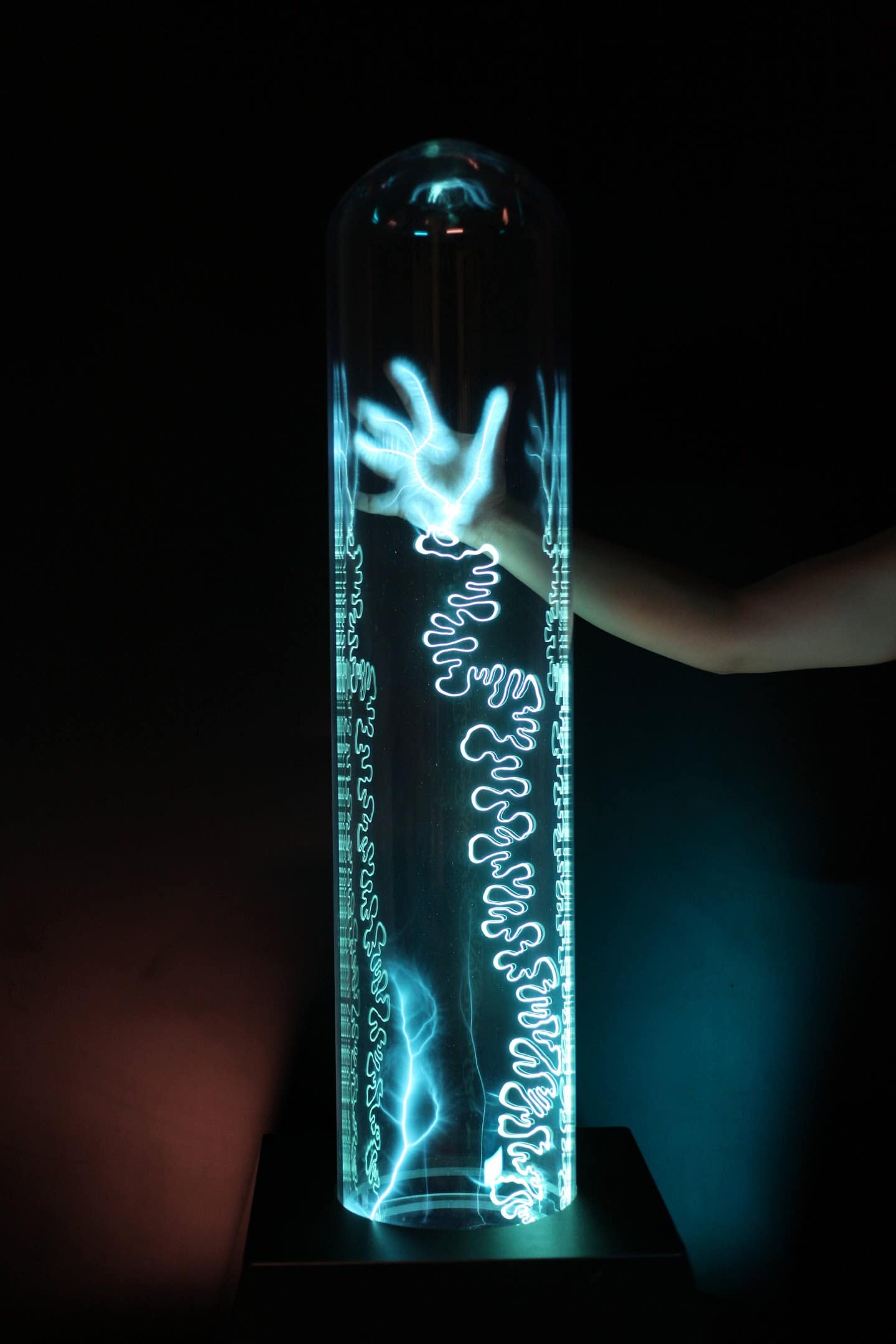 Real plasma glass - TeslaCoilPro workshop photograph