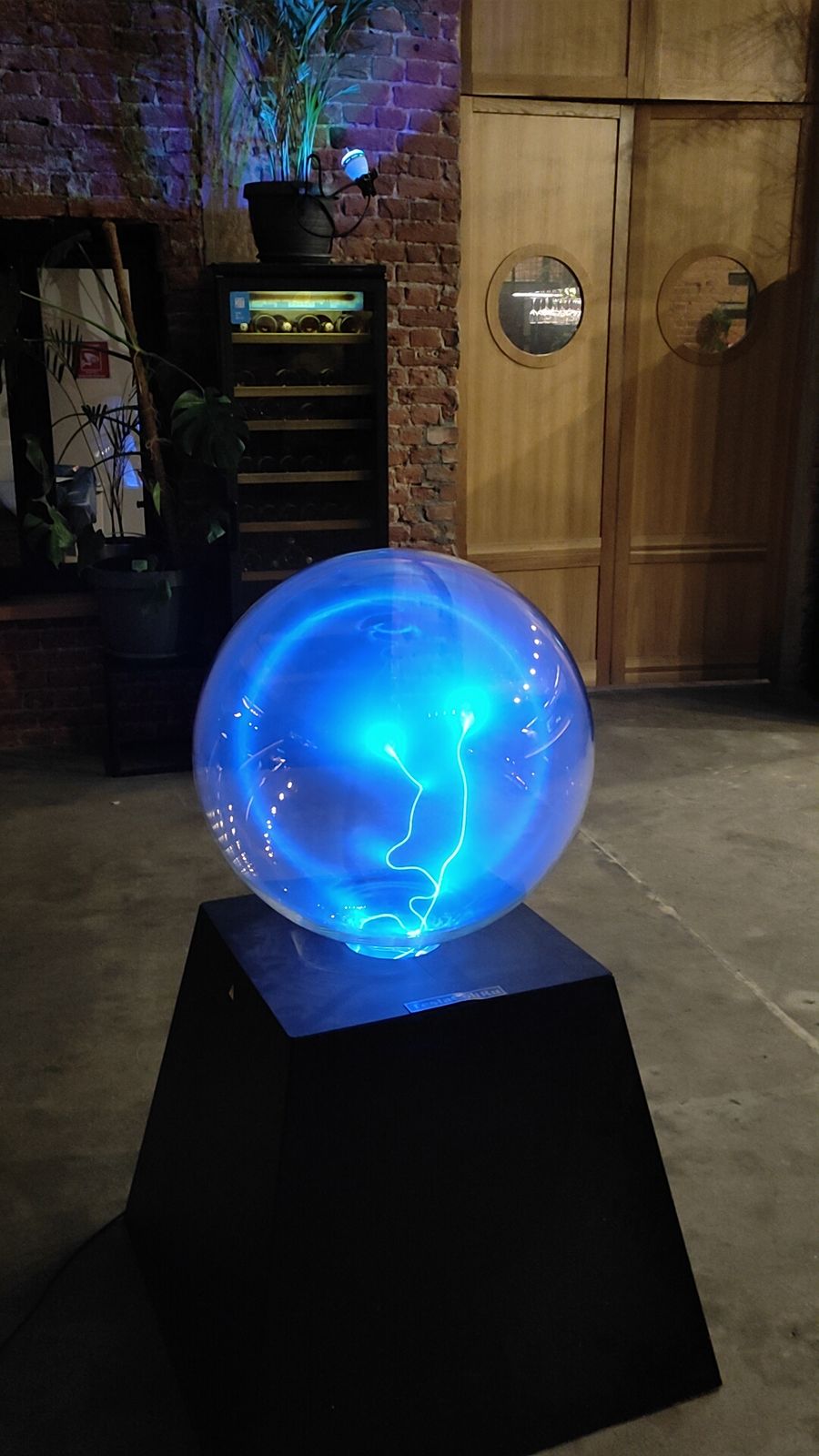 Plasma sphere in a bar interior