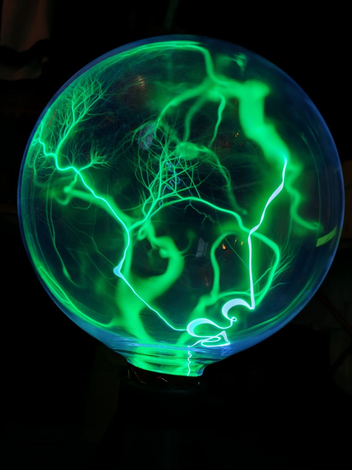 Green plasma discharge macro